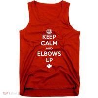 Keep Calm and Elbows Up Canada is Not for Sale  Tank Top thumb 0