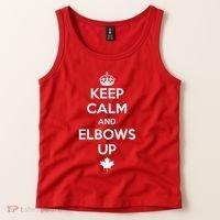Keep Calm and Elbows Up Canada is Not for Sale  Tank Top thumb 2