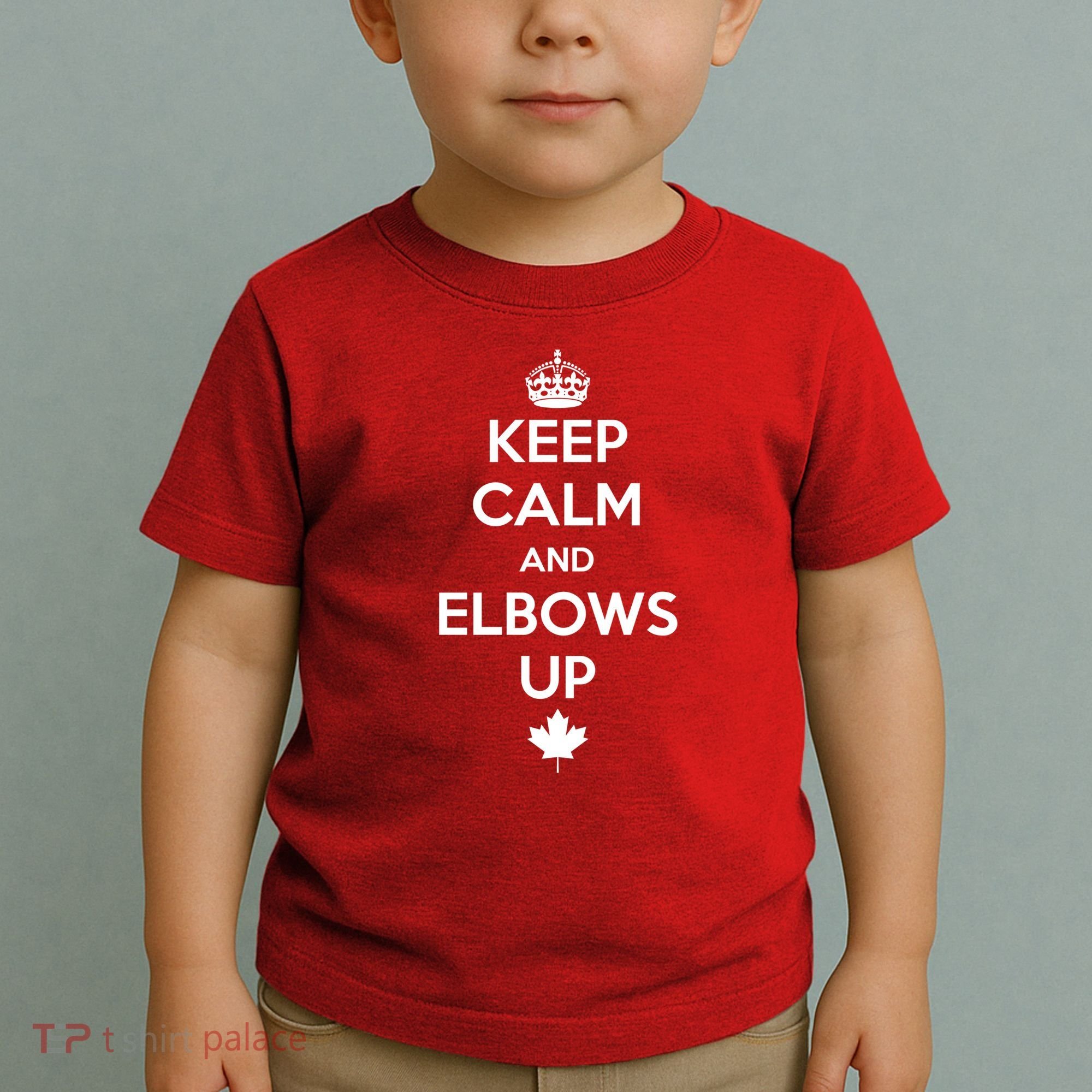 Keep Calm and Elbows Up Canada is Not for Sale  Toddler T-Shirt