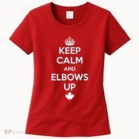 Keep Calm and Elbows Up Canada is Not for Sale  Women's T-Shirt thumb 0