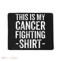 Kidney Cancer Awareness This Is My Cancer Fighting Orange Mousepad thumb 0