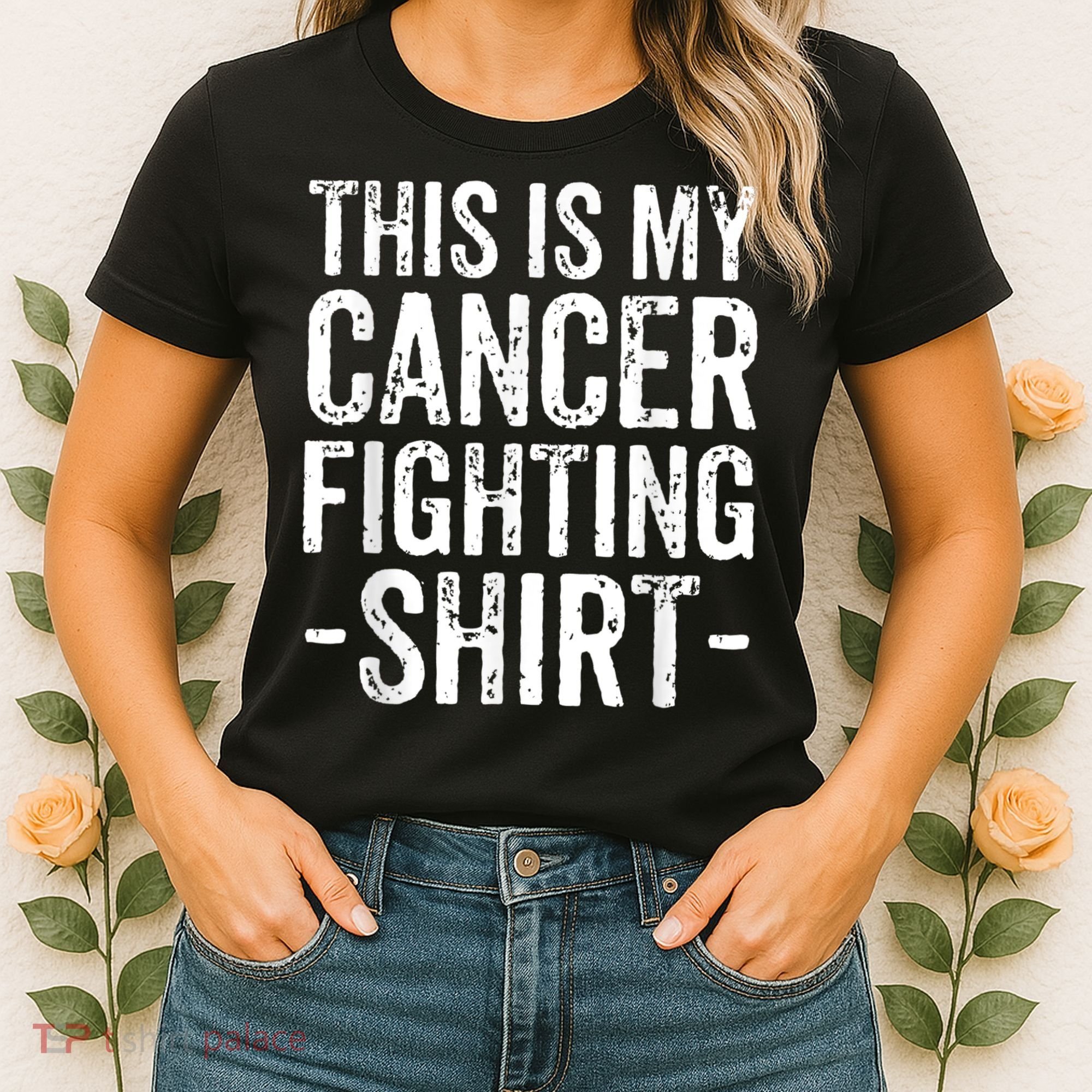 Kidney Cancer Awareness This Is My Cancer Fighting Orange Women's T-Shirt