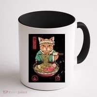 Kawaii Cat Anime Coffee Mug thumb 1