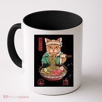 Kawaii Cat Anime Coffee Mug thumb 0