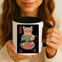Kawaii Cat Anime Coffee Mug thumb 3