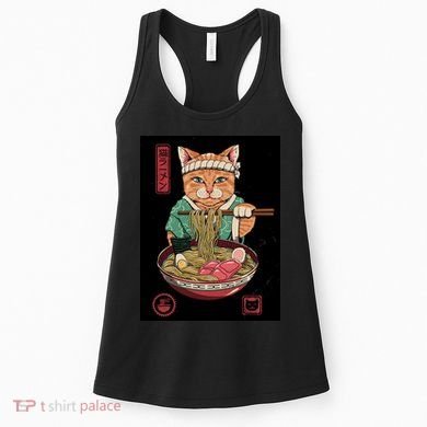 Kawaii Cat Anime Women's Tank Top