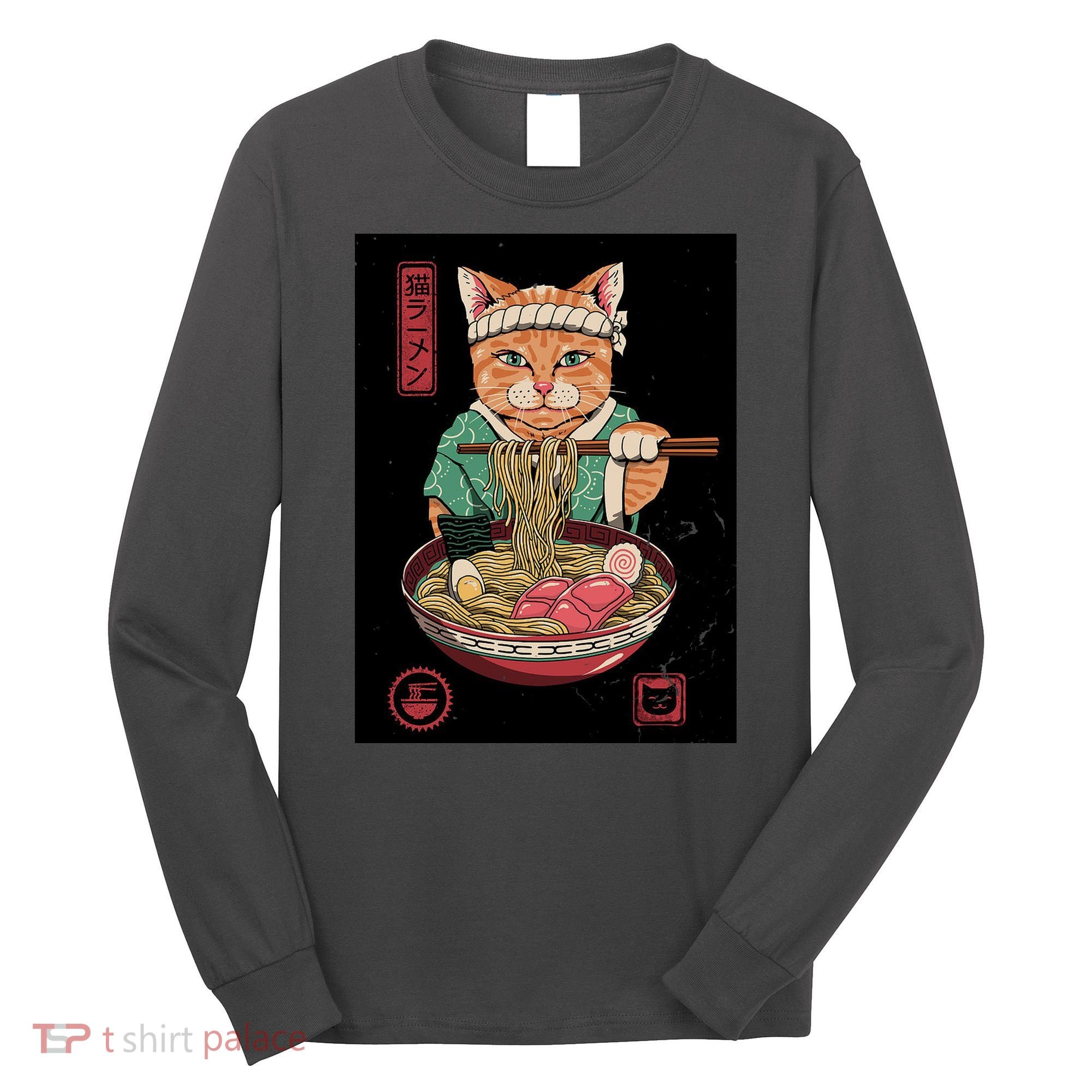 Kawaii Cat Anime Long Sleeve Shirt