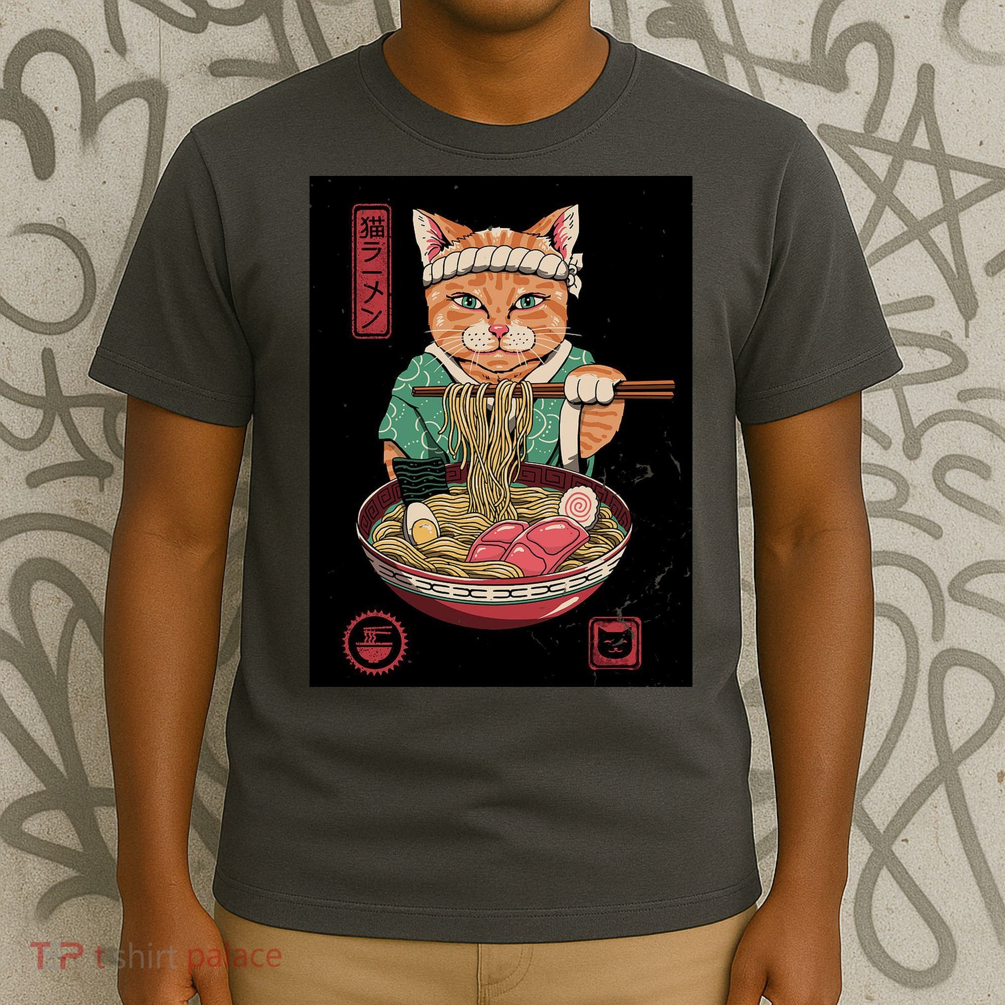 Kawaii Cat Anime T-Shirt