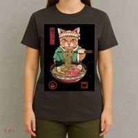 Kawaii Cat Anime T-Shirt thumb 4