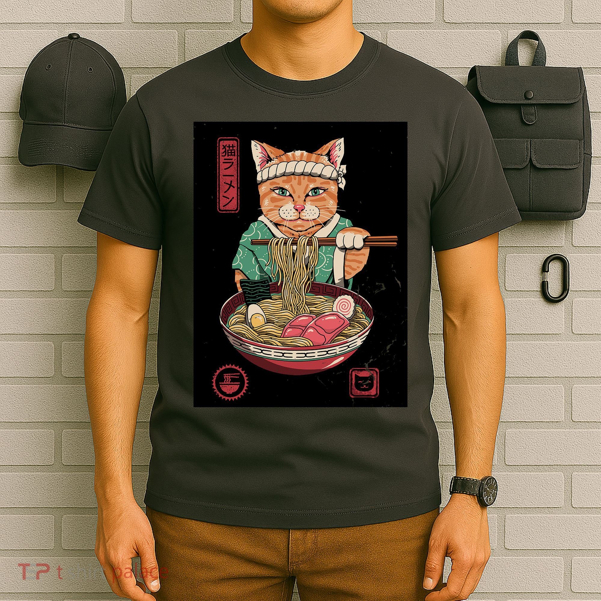 Kawaii Cat Anime T-Shirt
