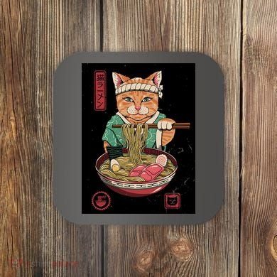 Kawaii Cat Anime Coaster