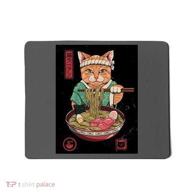 Kawaii Cat Anime Mousepad