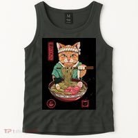 Kawaii Cat Anime Tank Top thumb 2