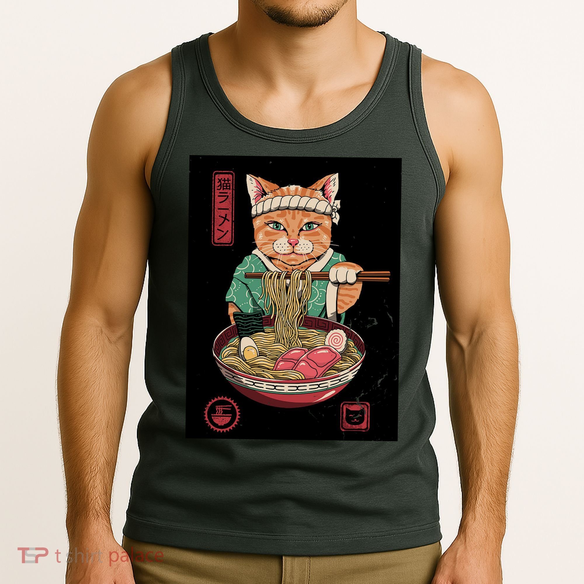 Kawaii Cat Anime Tank Top