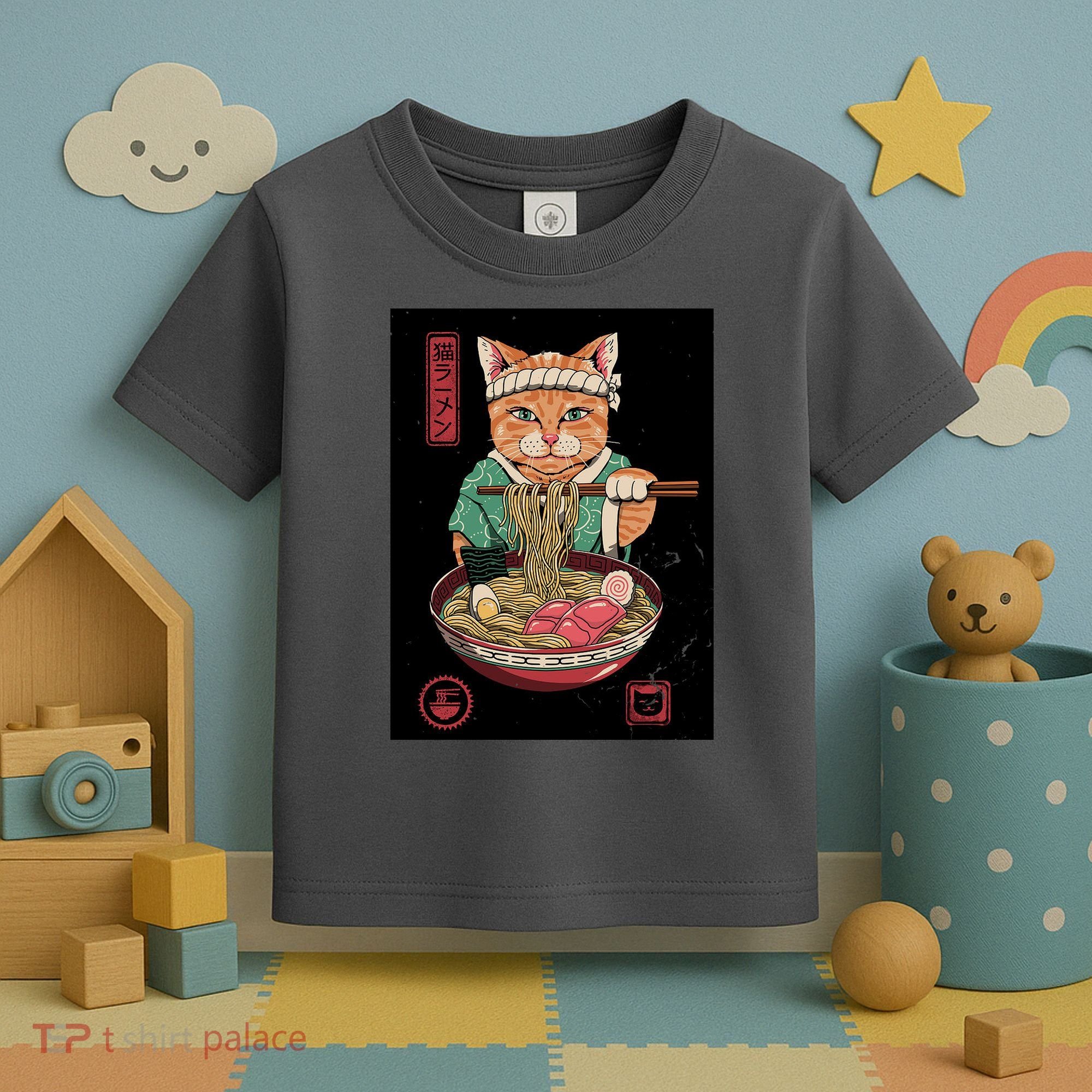 Kawaii Cat Anime Toddler T-Shirt