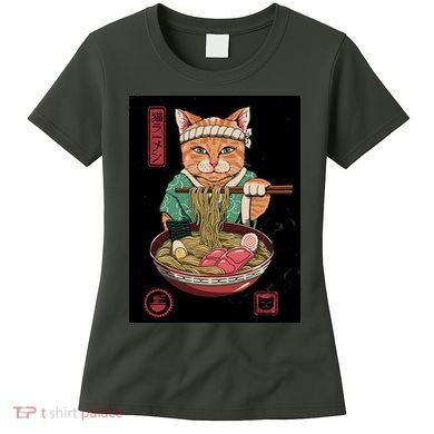 Kawaii Cat Anime Women's T-Shirt