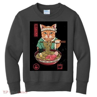 Kawaii Cat Anime Kids Sweatshirt