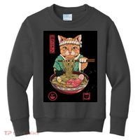 Kawaii Cat Anime Kids Sweatshirt thumb 0