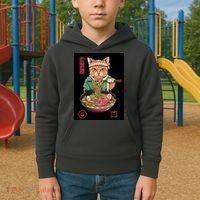 Kawaii Cat Anime Kids Hoodie thumb 2