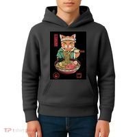 Kawaii Cat Anime Kids Hoodie thumb 4