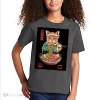 Kawaii Cat Anime Kids T-Shirt thumb 2