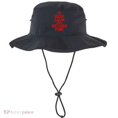 Keep Calm And Return Fire Bucket Hat