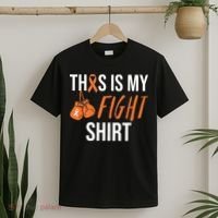 Kidney Cancer Awareness Orange Ribbon T-Shirt thumb 2