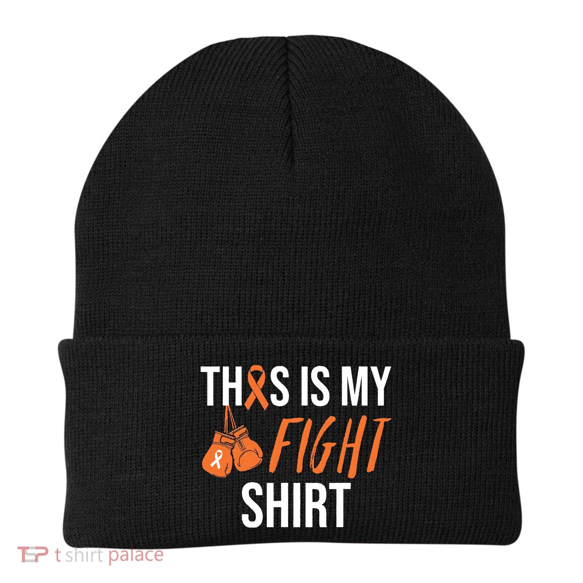 Kidney Cancer Awareness Orange Ribbon Beanie