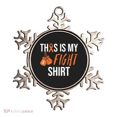 Kidney Cancer Awareness Orange Ribbon Ornament