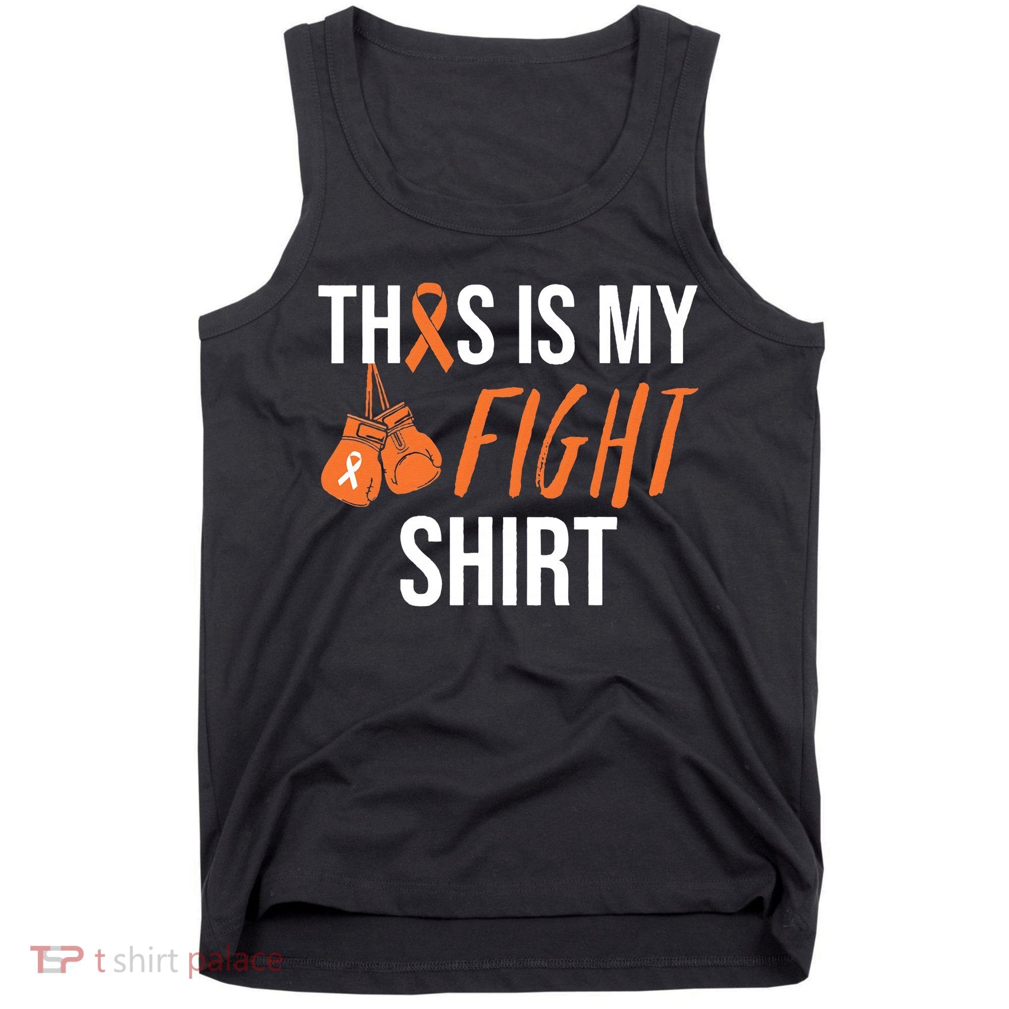 Kidney Cancer Awareness Orange Ribbon Tank Top