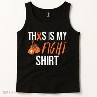 Kidney Cancer Awareness Orange Ribbon Tank Top thumb 2