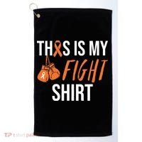 Kidney Cancer Awareness Orange Ribbon Golf Towel thumb 0