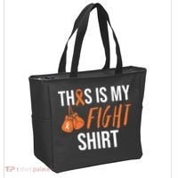 Kidney Cancer Awareness Orange Ribbon Tote Bag thumb 2