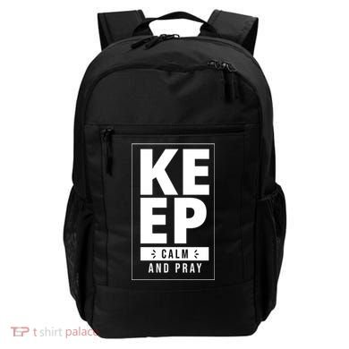 Keep Calm And Party Funny Slogan Backpack