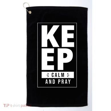Keep Calm And Party Funny Slogan Golf Towel