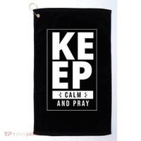 Keep Calm And Party Funny Slogan Golf Towel thumb 0