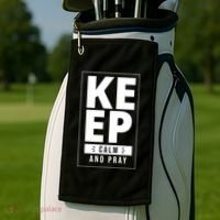 Keep Calm And Party Funny Slogan Golf Towel thumb 2