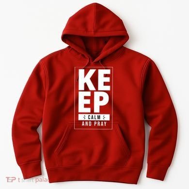 Keep Calm And Party Funny Slogan Hoodie