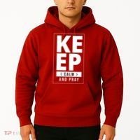 Keep Calm And Party Funny Slogan Hoodie thumb 2
