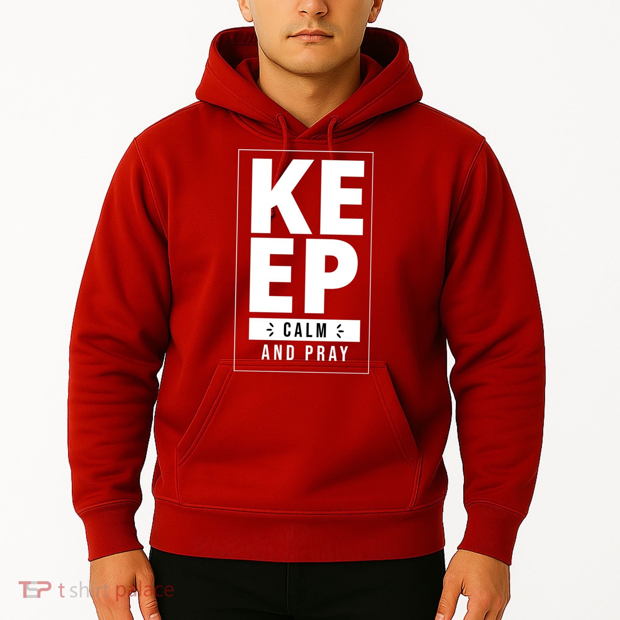 Keep Calm And Party Funny Slogan Hoodie
