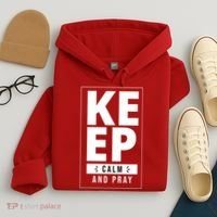 Keep Calm And Party Funny Slogan Hoodie thumb 4