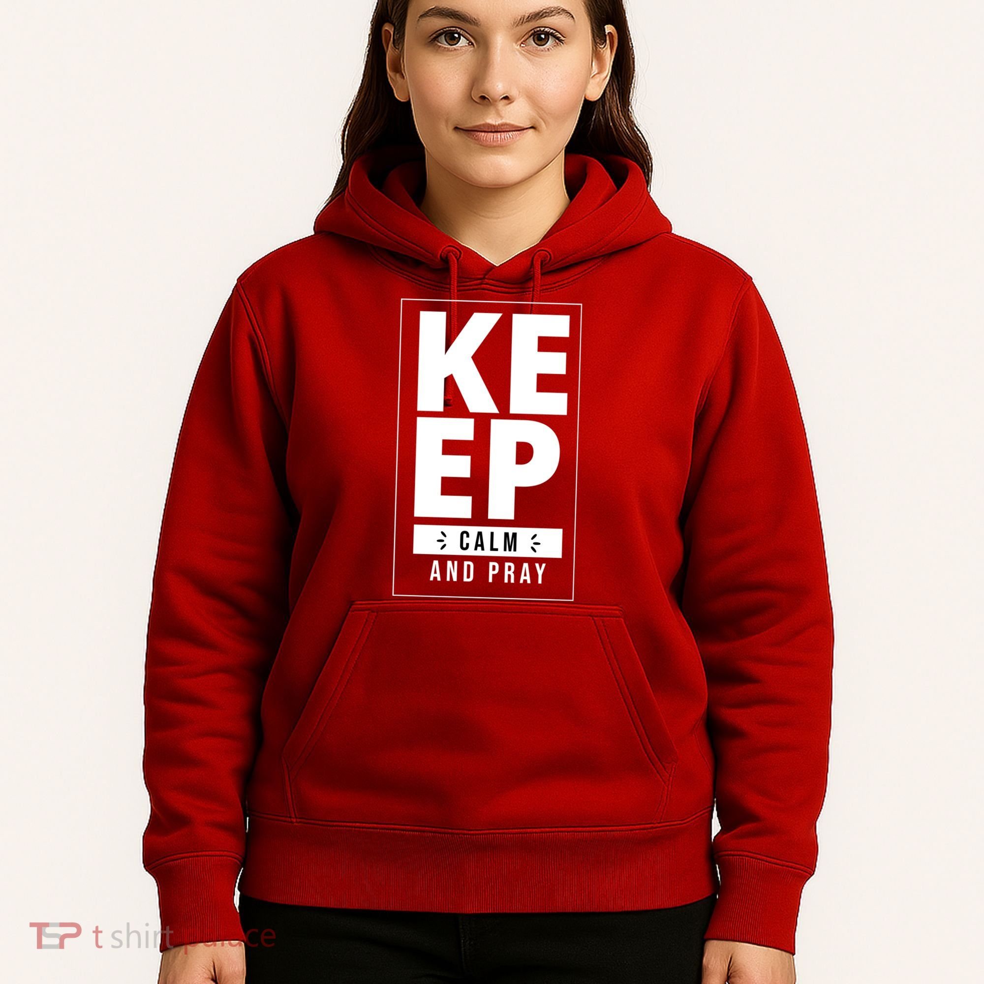 Keep Calm And Party Funny Slogan Hoodie