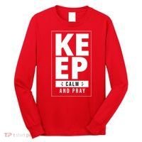 Keep Calm And Party Funny Slogan Long Sleeve Shirt thumb 0