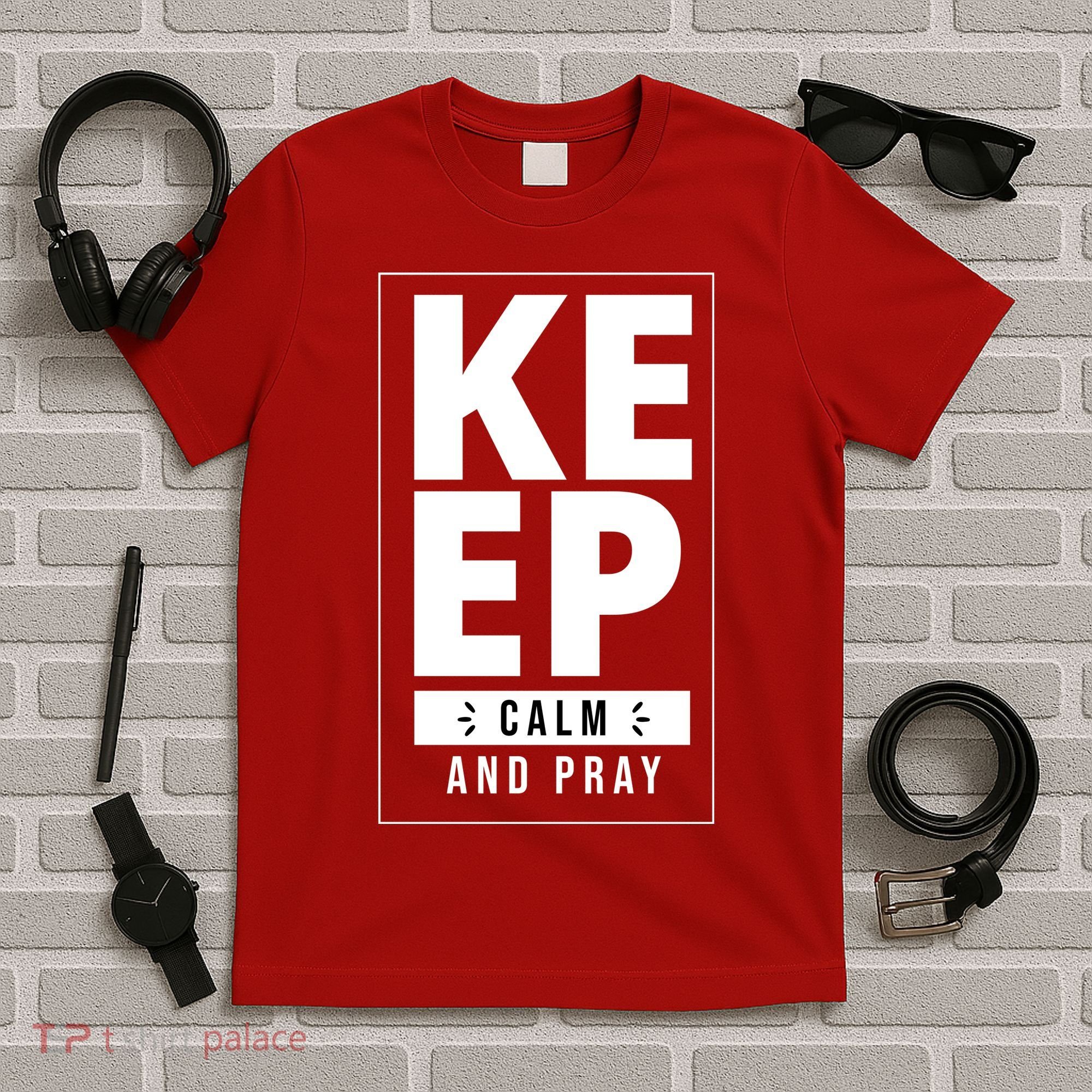 Keep Calm And Party Funny Slogan T-Shirt