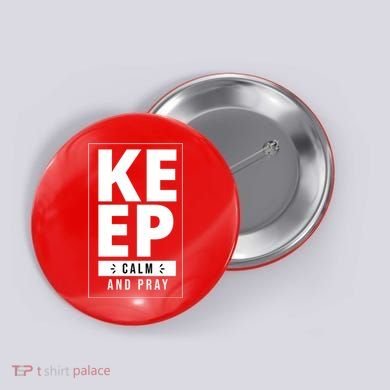 Keep Calm And Party Funny Slogan Button