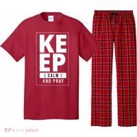 Keep Calm And Party Funny Slogan Pajama Set thumb 0