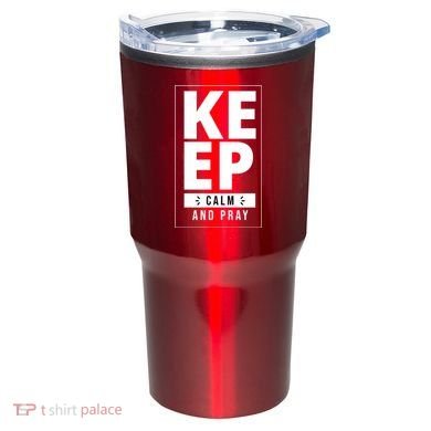 Keep Calm And Party Funny Slogan Tumbler