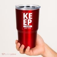 Keep Calm And Party Funny Slogan Tumbler thumb 2