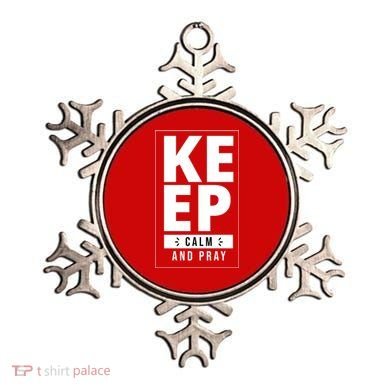 Keep Calm And Party Funny Slogan Ornament