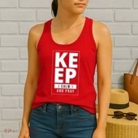 Keep Calm And Party Funny Slogan Women's Tank Top thumb 2